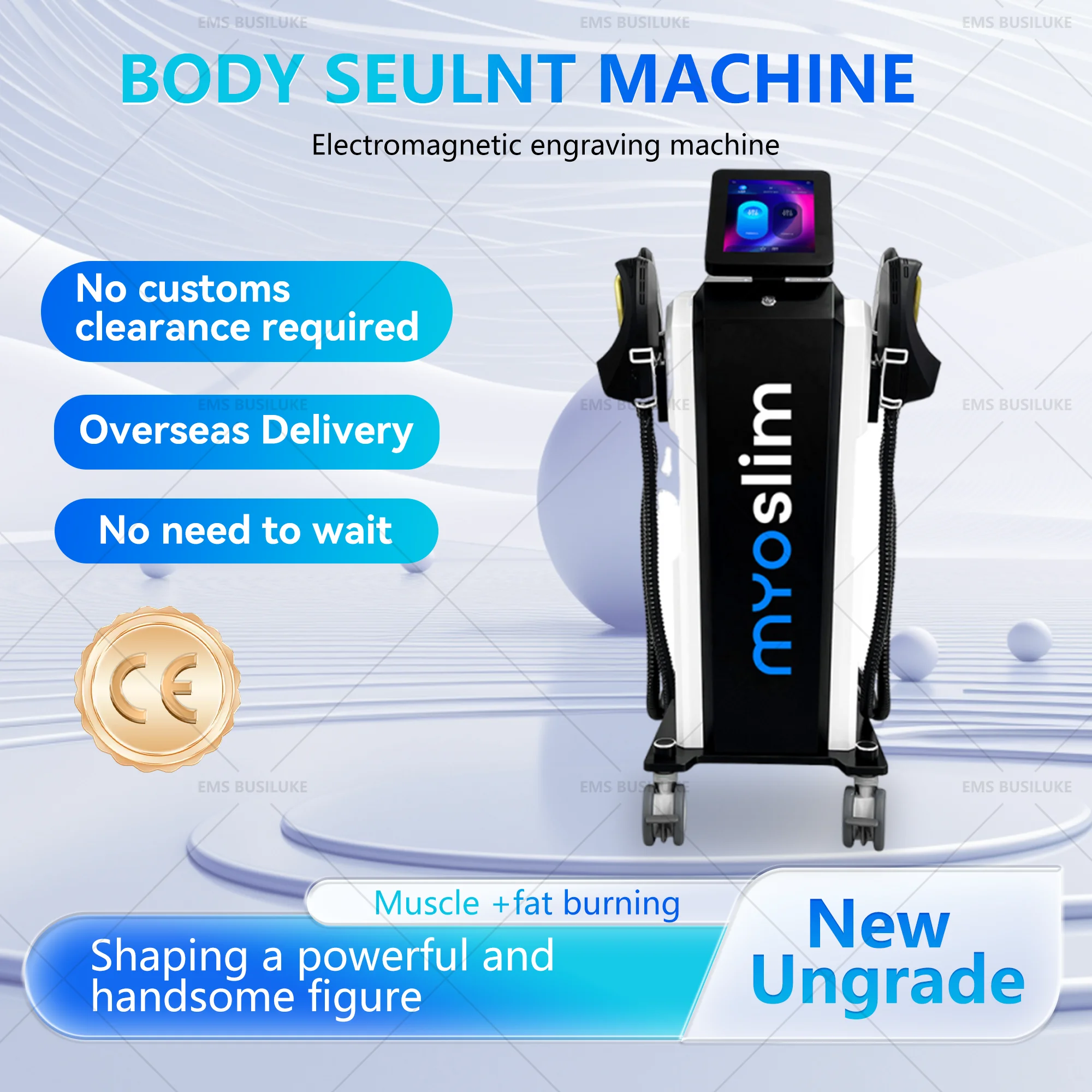

2025 Mag Netic Plastic EMS Slimming Bodybuilding Firming Skin Youthful Burning Fat Gaining Muscle Beautiful Buttocks WeightLoss