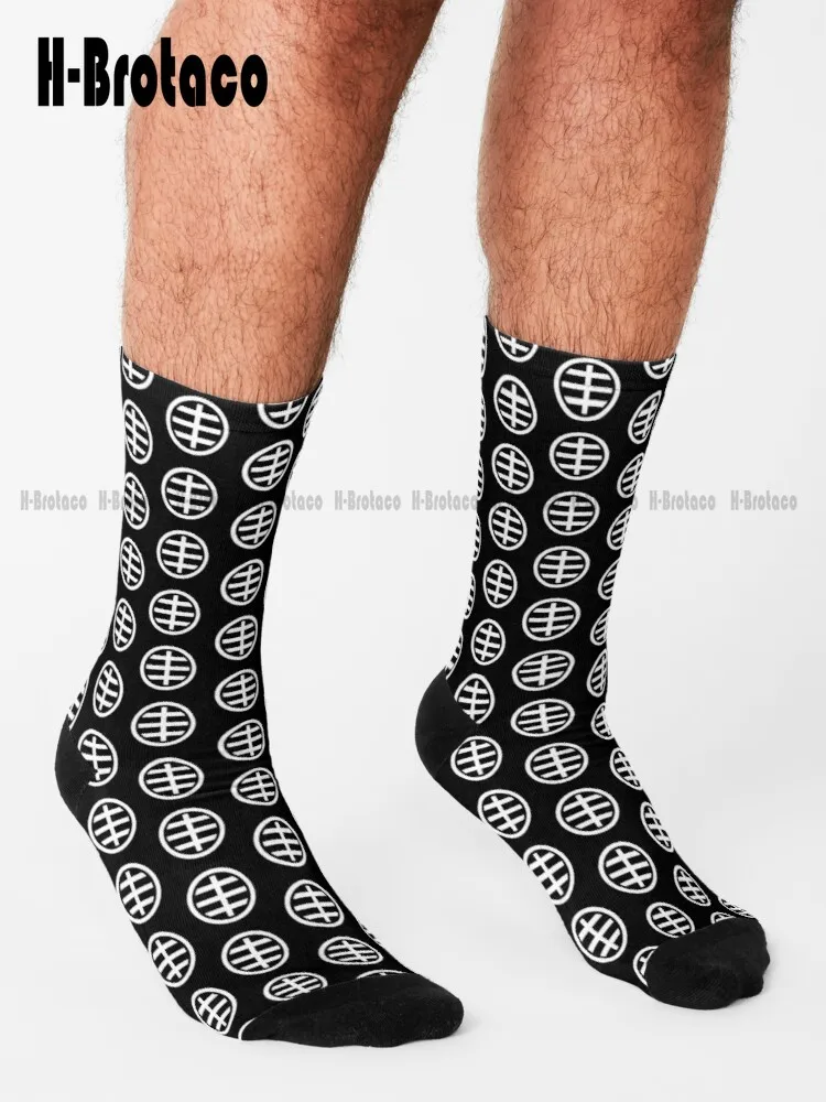 Best Seller Husker Du Logo Merchandise Socks Black Football Socks Ladies Sports Custom Gift Harajuku Retro Gd Hip Hop Cartoon