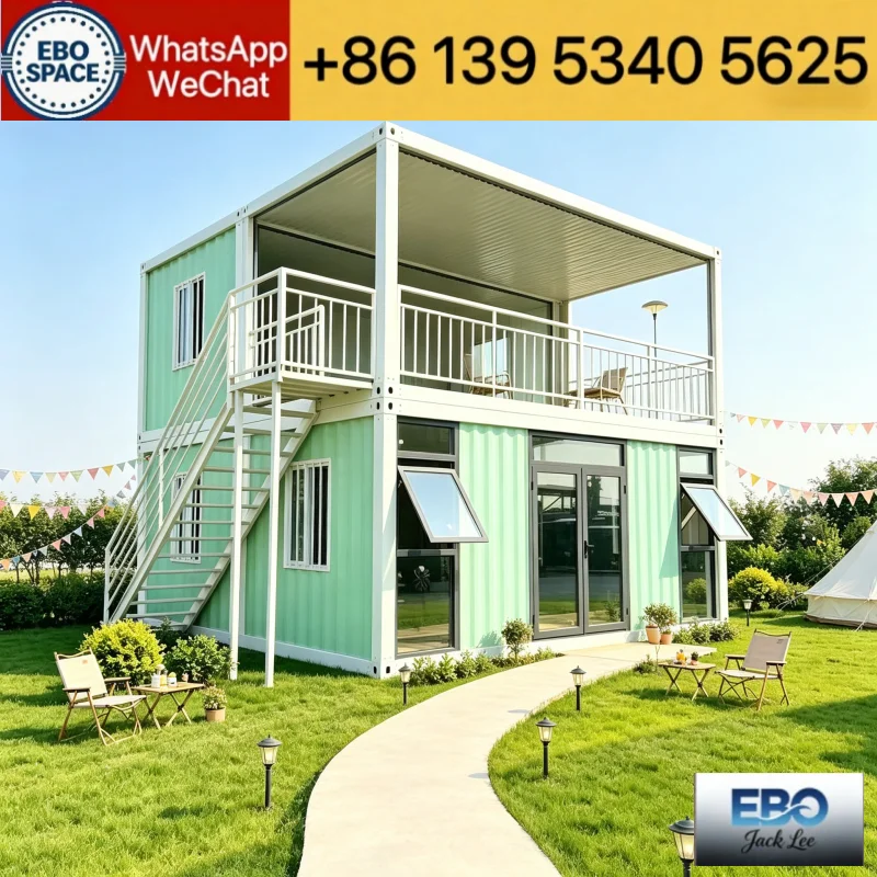 Outdoor Waterproof Expandable Container House Modern Mobile Villa Space Capsule Cabin Prefabricated Tiny Home For Campground
