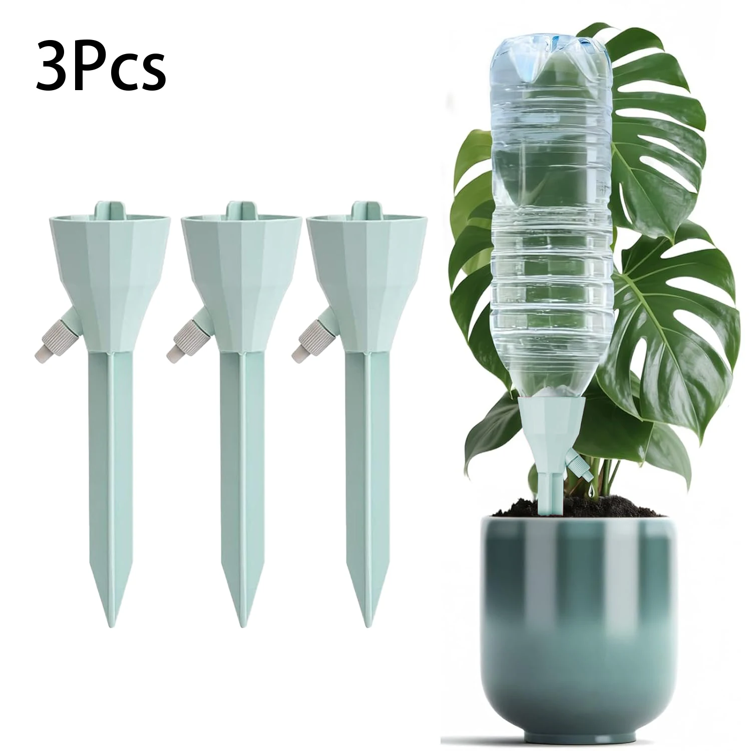 3Pcs Einstellbare Tropf Bewässerung System Indoor Outdoor Topfpflanzen Automatische Selbst-fließende Bewässerung Spikes Gartengeräte
