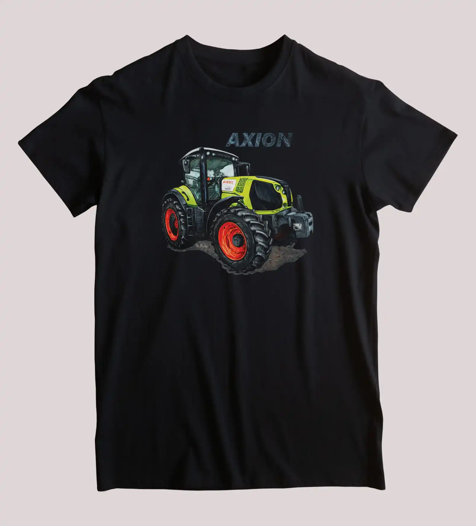 Claas Axion 800 Tractor T-Shirt. Summer Cotton Short Sleeve O-Neck Mens T Shirt New S-3XL