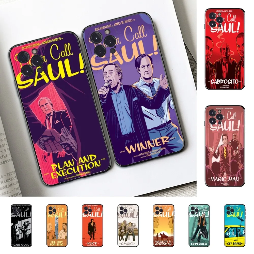 

Better Call Saul Phone Case Silicone Soft For Iphone 16 15 14 13 12 11 Pro Mini XS MAX Plus X Cover