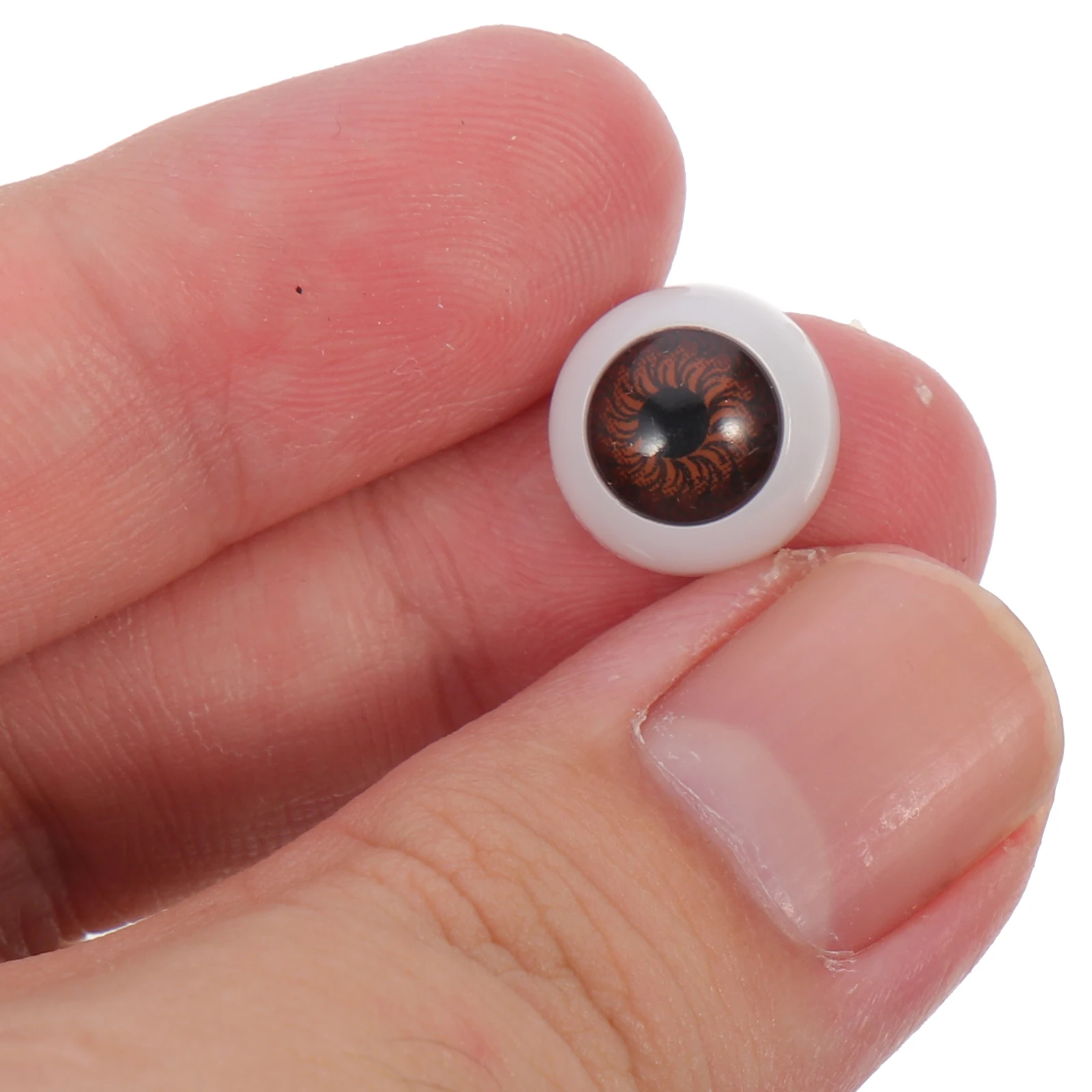 50pcs Plastic Eyeballs Eyes Patch Base Accessories Crafts DIY Projects Realistic Blue Fake Eyes Polymer Clay Halloween