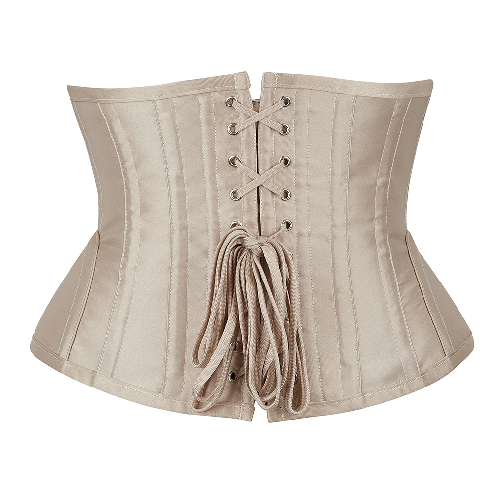 Steampunk Short Torso Underbust Corset Hourglass Curve Waist Trainer Shaper