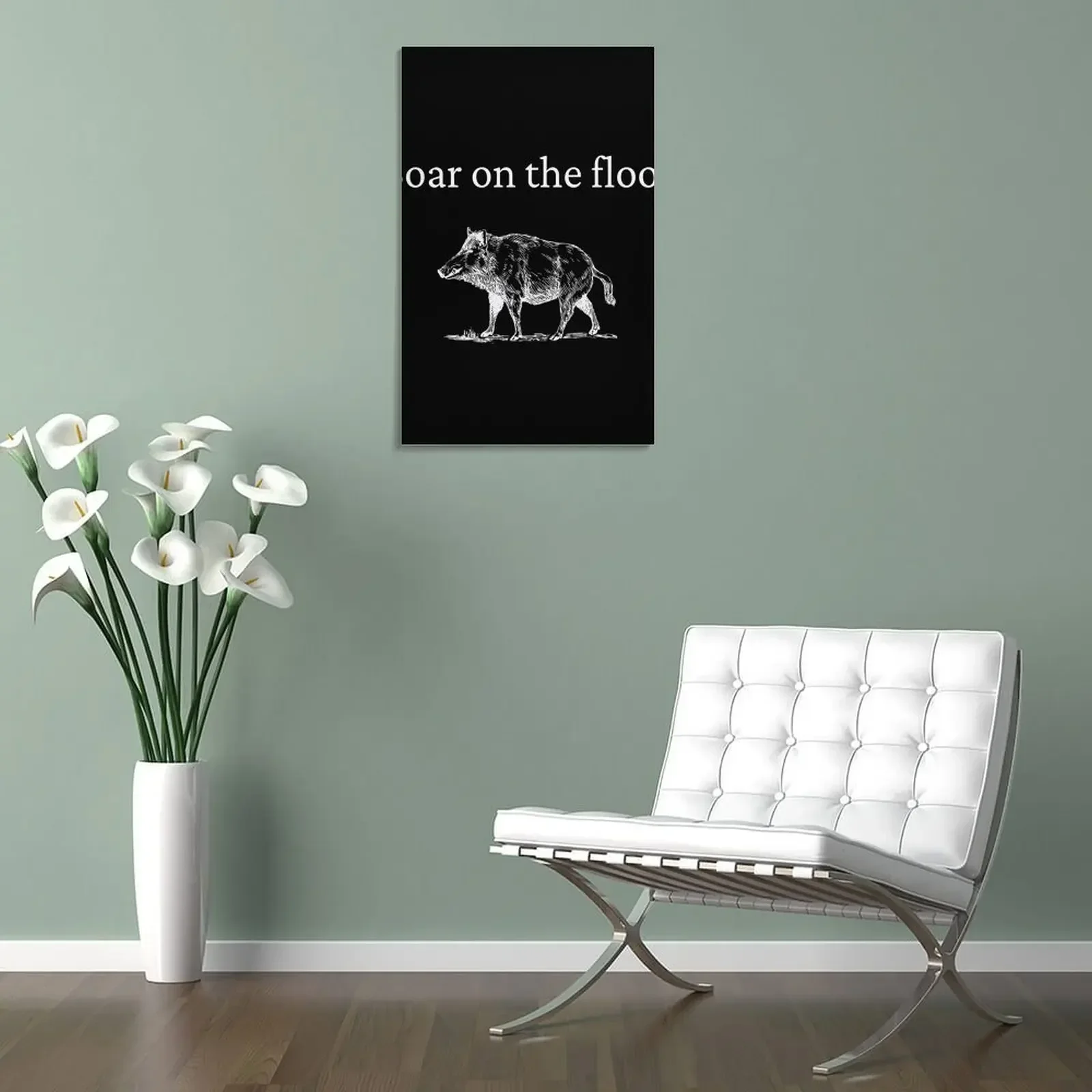 Boar on the floor succession qoute Canvas Painting Decoration home Posters on the wall Decorative painting for bedroom