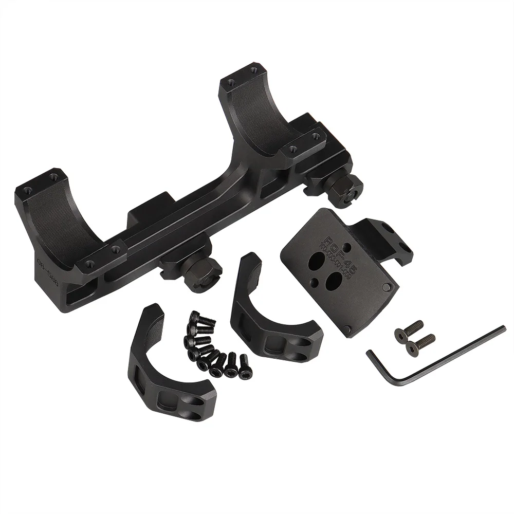Canis Latrans Hunting Tactical  Aluminum 30mm QD Rings Mount with 45° scope mount  gz240243