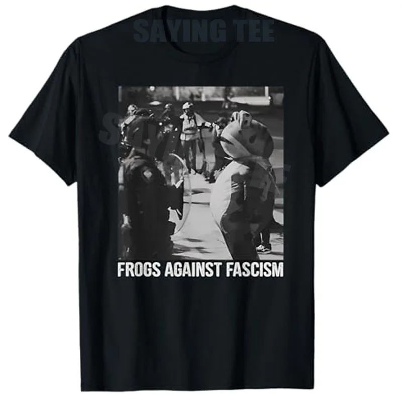Lustiges Portland Frog Hop Protest Resist Frog No Kings Toad T-Shirt Ribbit Resist Repeat No Hope Without Hop Frogs Against Fascism – Detail 5