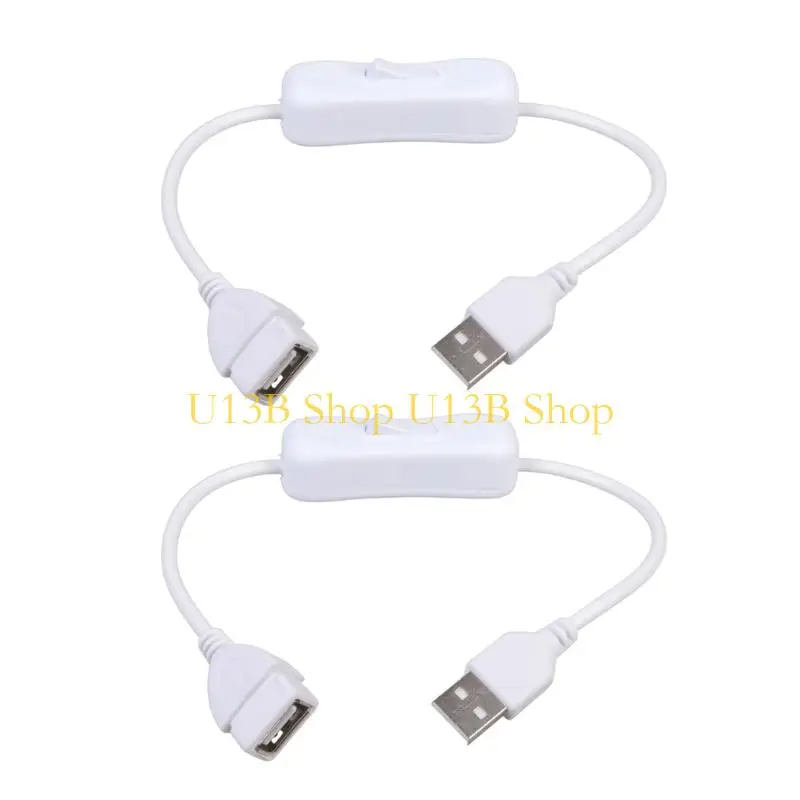U13B 30cm USB Power Cable With 304 Switcher For Charging USB Extension Cord