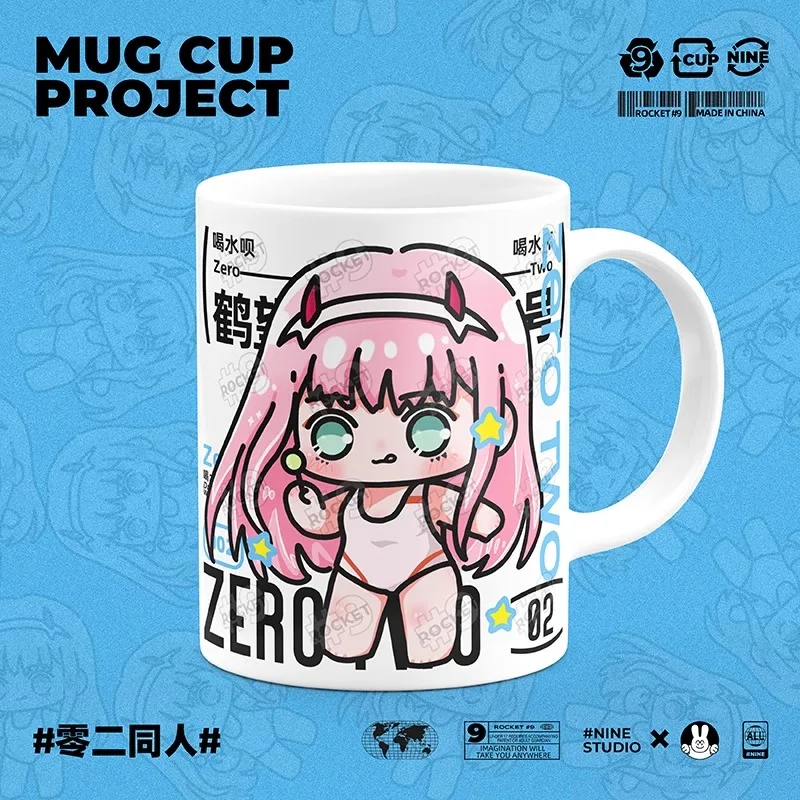 DARLING in the FRANXX Peripherals 02 National Team Heroine Original Anime Ceramic Cup Mug