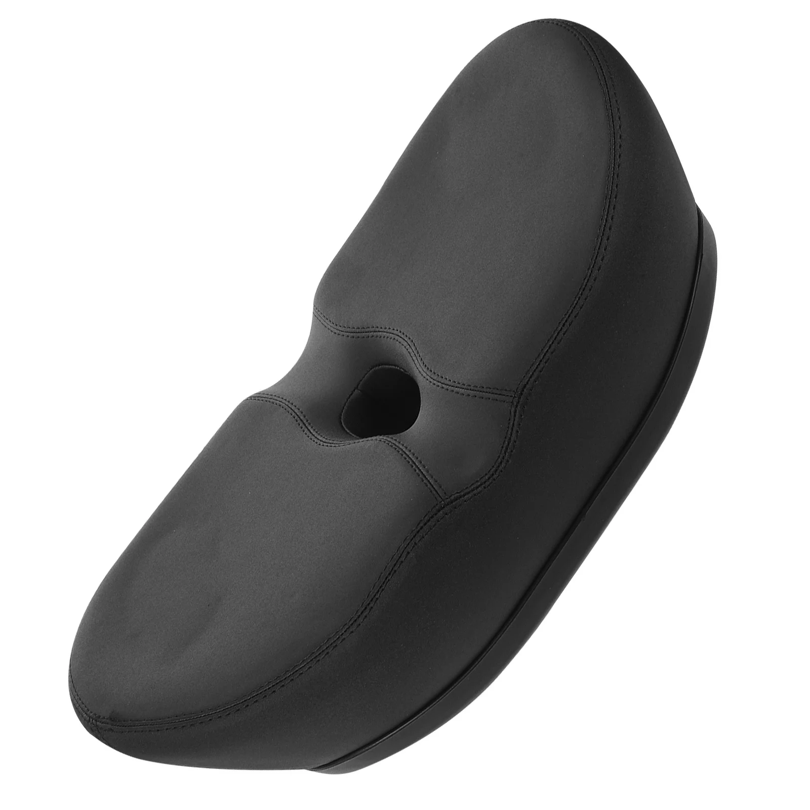 Black Hollow Bike Saddle Comfortable Noseless Bicycle Seat Replacement Ergonomic Padded Cushion Universal Fit Mountain Road