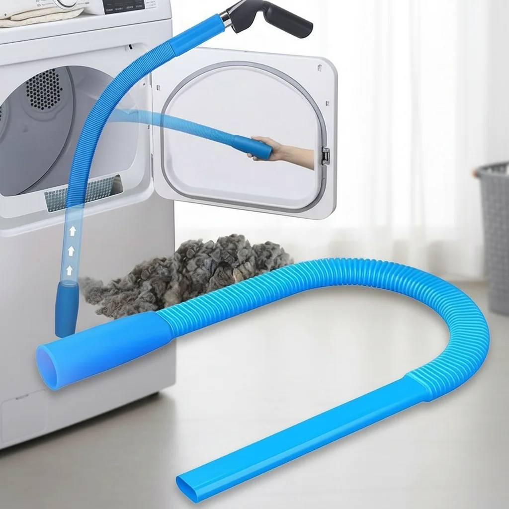 

1Pc Blue Dryer Exhaust Cleaner Hose Accessory for Efficient Cleaning of Dryer Exhaust Holes