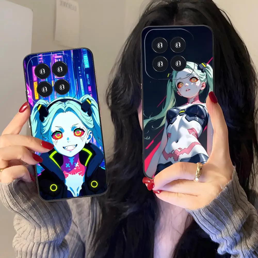 Punk Girl Rebecca Mobile Phone Case For Xiaomi 15 14 13 12 Mi 11 T Ultra Lite Pro S X 5G Colour Printing Cover Cover Smartphone