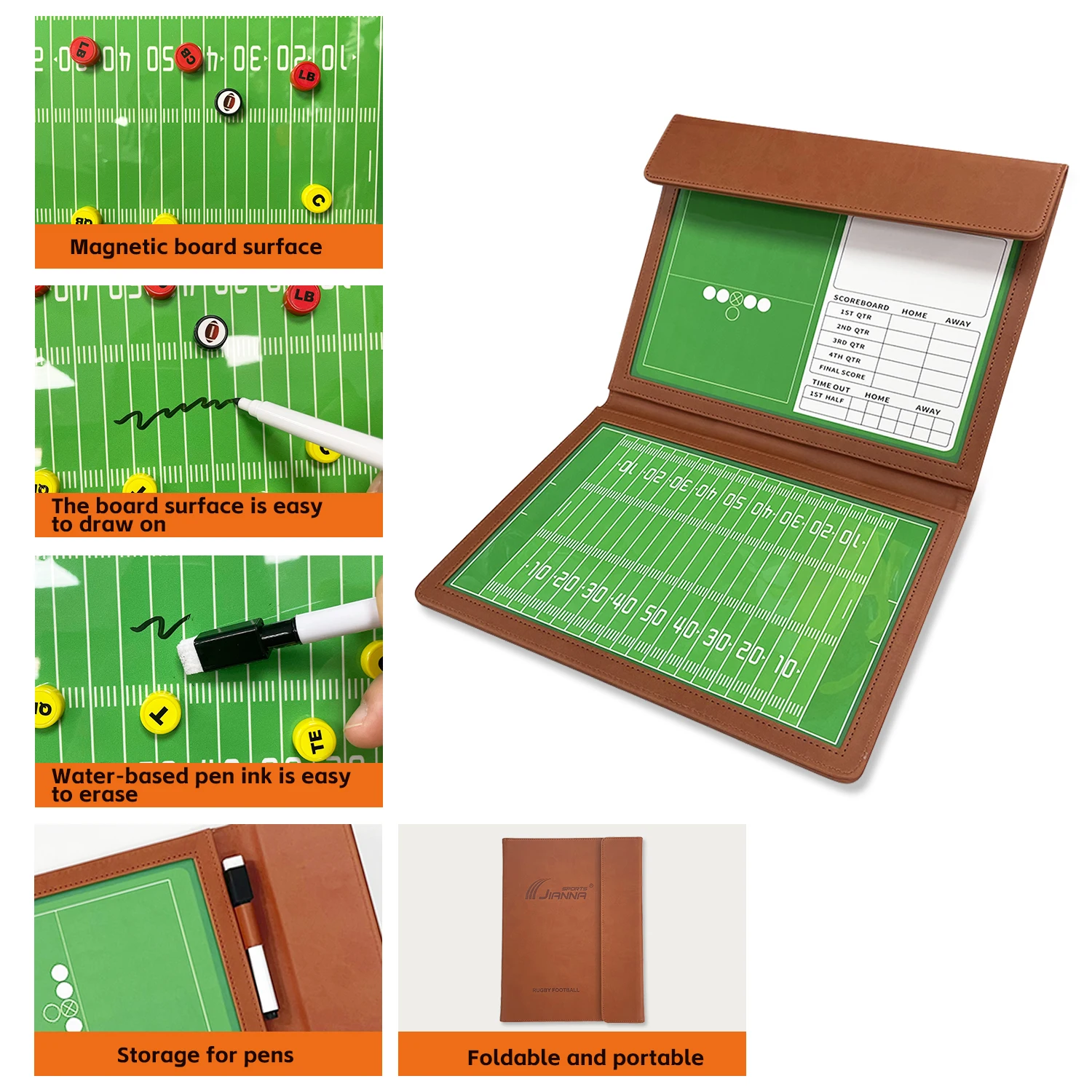 Folding rugby board double-sid - Board Game Strategi review and price