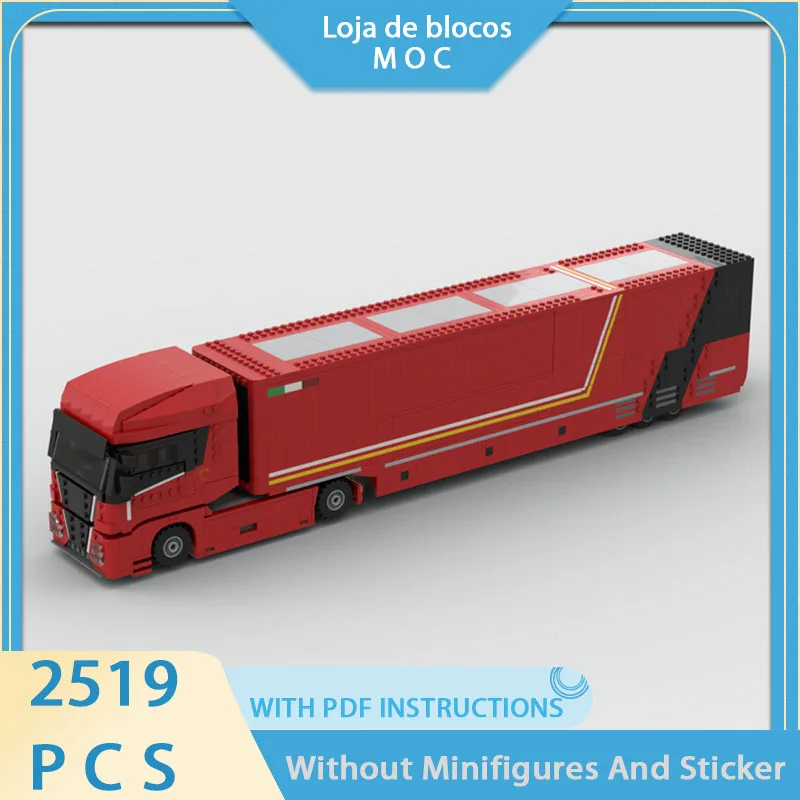 

Exquisite New MOC Building Blocks Competition Model F-1 Transport Vehicle Technology Modular Festival Gift Toy DIY Set Assembly