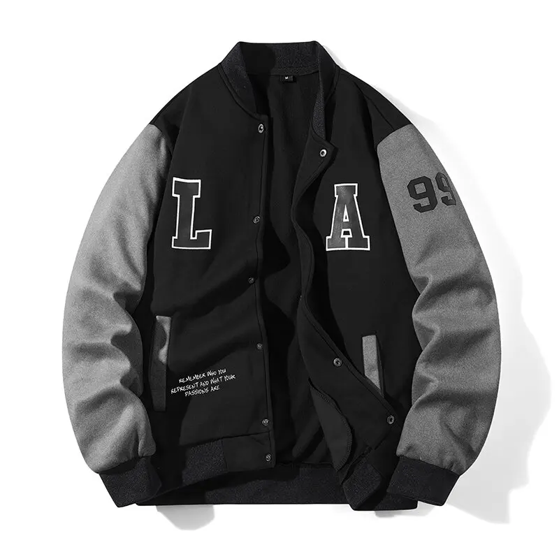 

Осень и весна, новая модная тенденция, американская винтажная бейсбольная куртка, мужская повседневная свободная спортивная верхняя одежда высокого качества, S-2XL