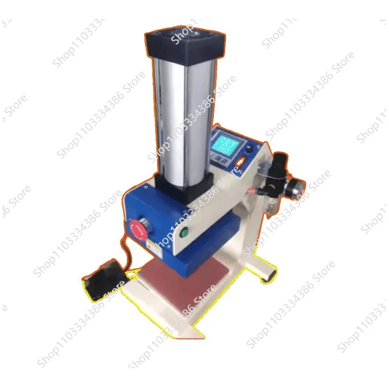 Auto Hot Stamp Machine, Small Heat Press for Clothing Tags & Labels, Thermal Transfer Printer
