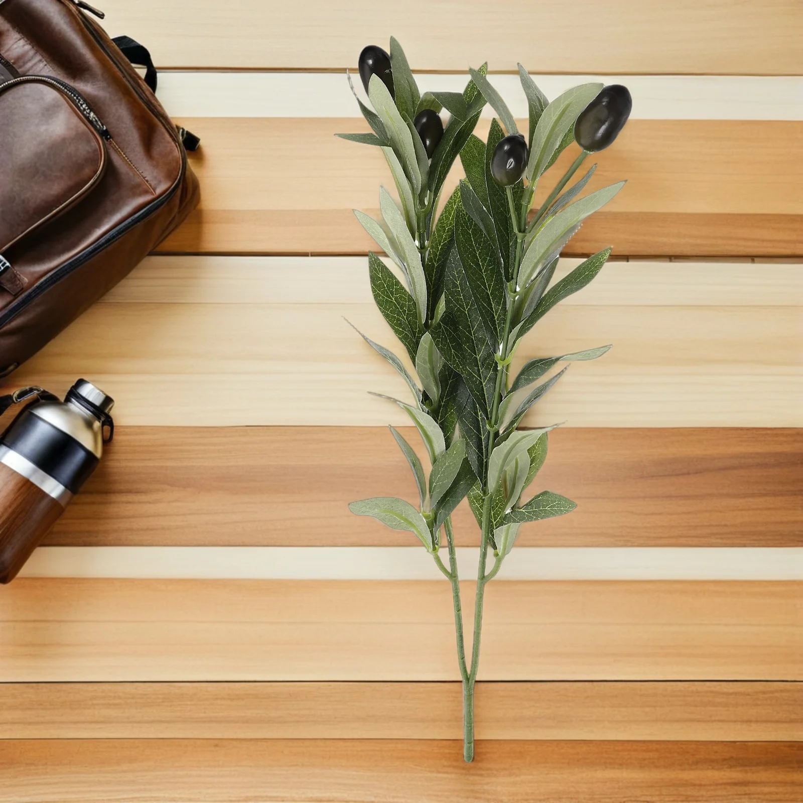 

5Pcs Versatile Use Artificial Olive Branches 157in Easy Maintenance Greenery for Vases Home Decor Olive Branches for Vases