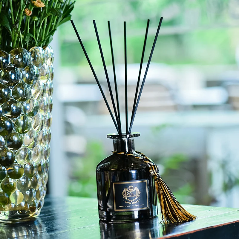 1 Bottle Reed Diffuser Sets with Fragrance Expanding Stick,Healton Shangri-La Hotel Aromatherapy Air Freshener Home Fragrance