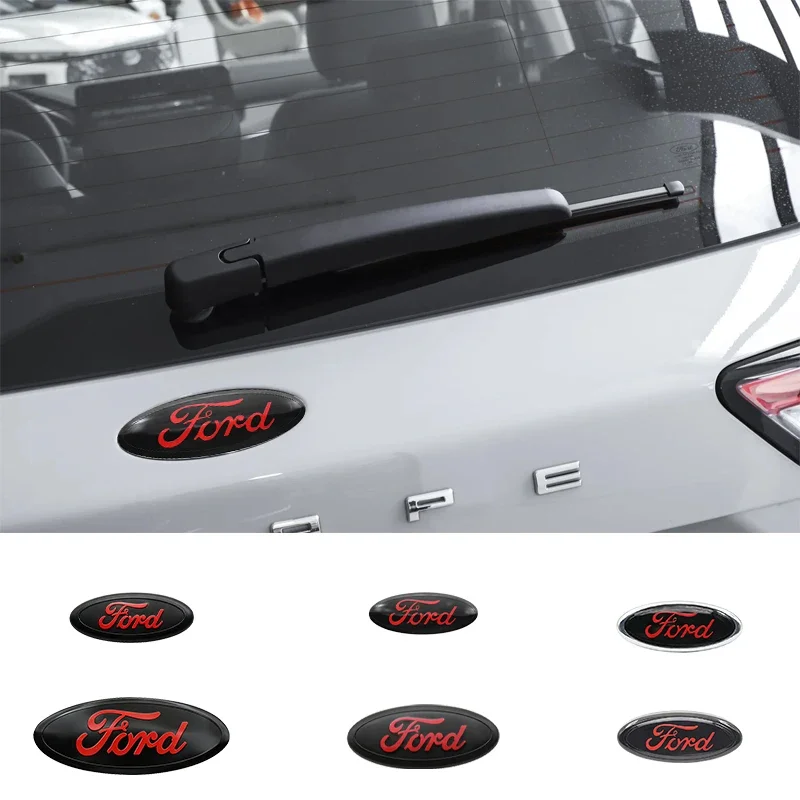 Car Front Hood Emblem Trunk Badge Stickers Accessories For Ford Focus Mustang Fiesta Puma Ranger Kuga MK7 MAX F150 Mondeo Escape view 5