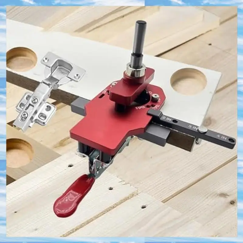 فلاش الاتجاه سبائك الألومنيوم خزانة تركيب 35 مللي متر النجارة المفصلي محدد عدة ثقب لكمة مثقاب الخشب لتقوم بها بنفسك المشاريع #2