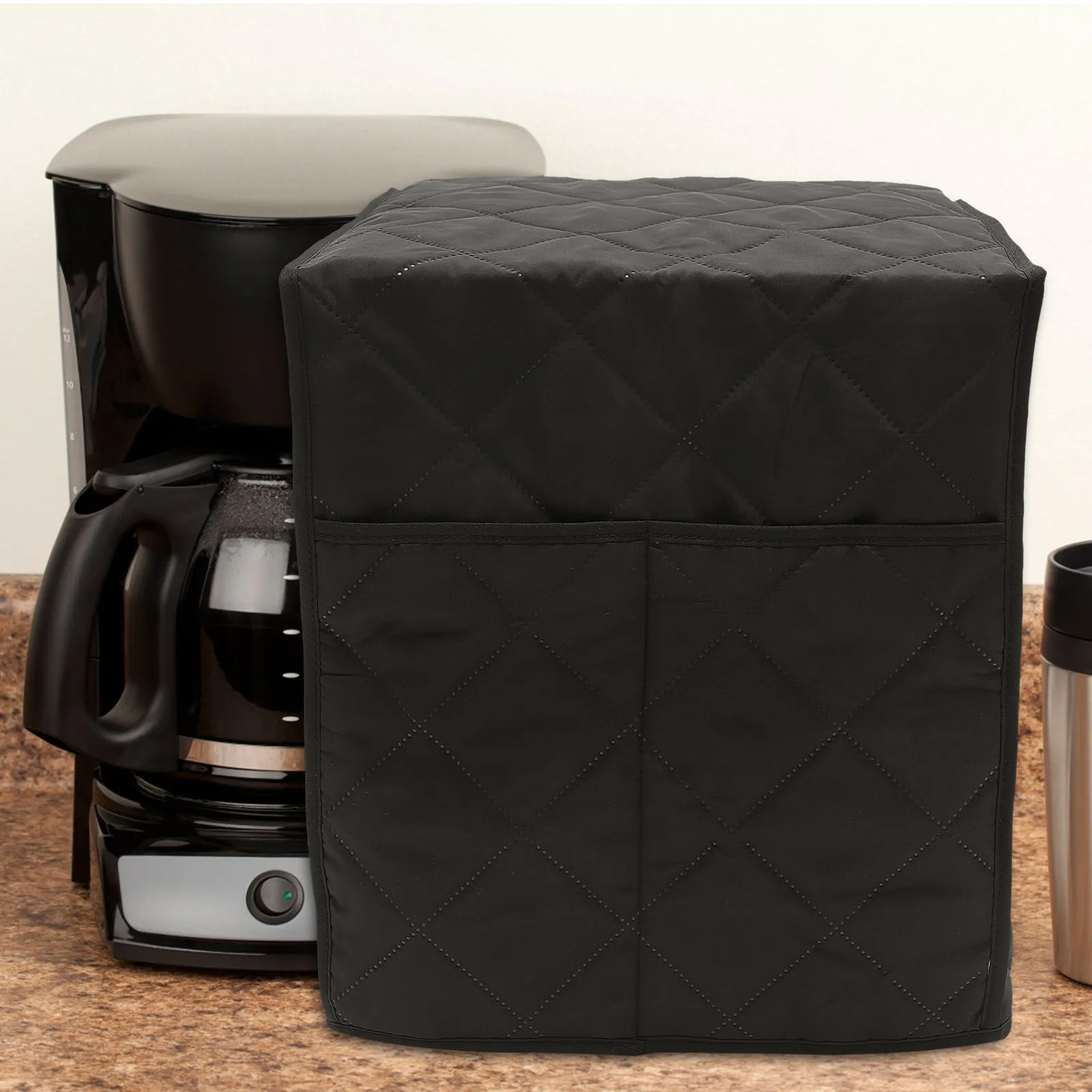 

Household Appliance Cover Coffee Machine Protector Soft Surface Reusable Toaster Protector with Pockets Dirt Liquids Protection