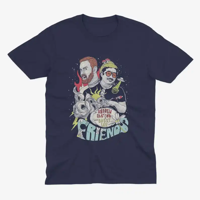 تي شيرت Bad Friends، Bad Friends Podcast، Andrew Santino & Bobby Lee، Podcast T Shirt، I'm Bobby Mom