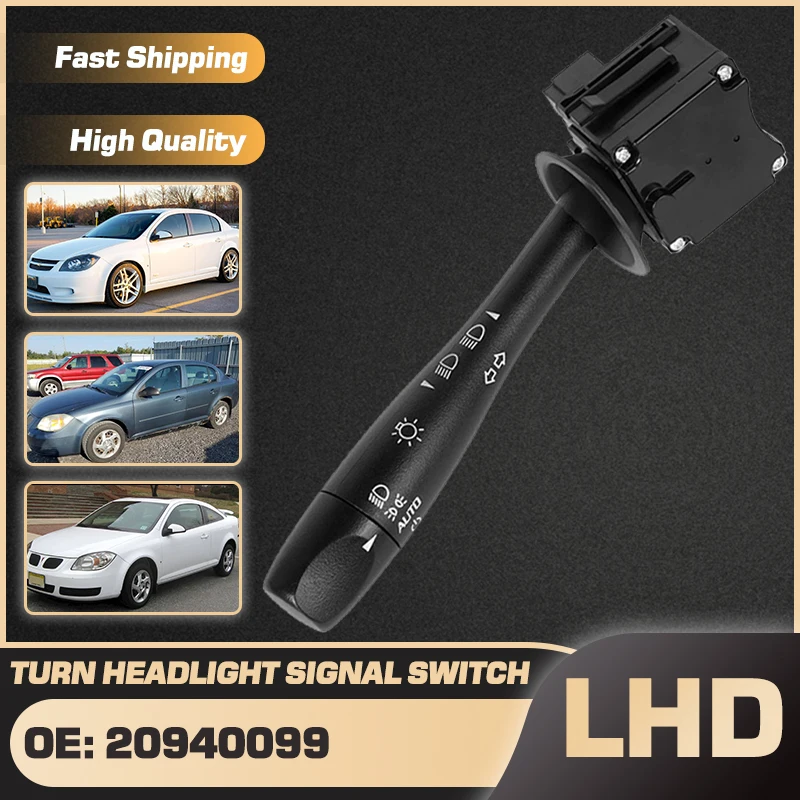 

20940099 For Chevy Cobalt 2005-2010 Pontiac Pursuit Pontiac G4 2005-2006 Pontiac G5 2007-2010 Headlight Steering Column Switch