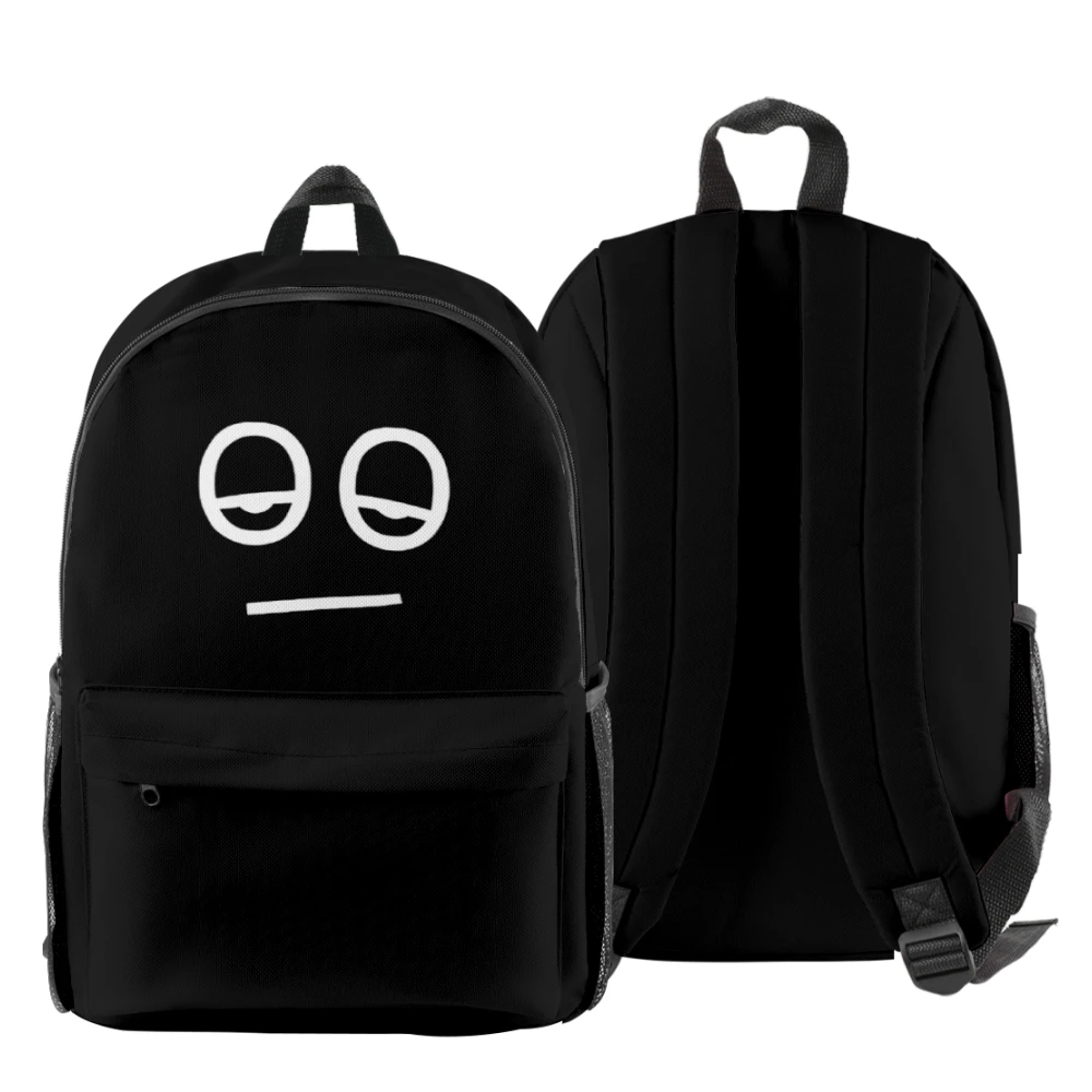 Henry Moodie Logo Backpack Women Men Shoulders Bag Casual Streetwear Daypack Unisex Travel Bags