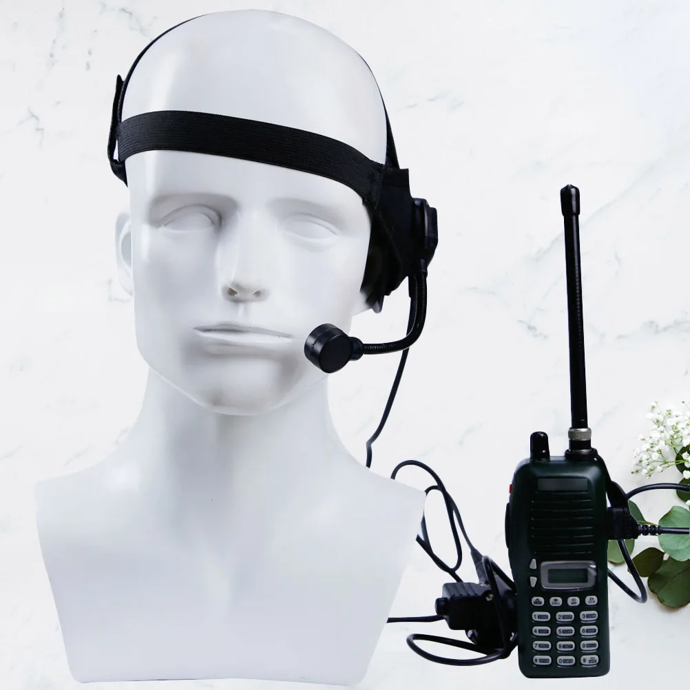 Tactical Round Headset Adjustable Size Black Noise Cancelling Ear Muff Protective Headphone for Shooting Hunting Construction
