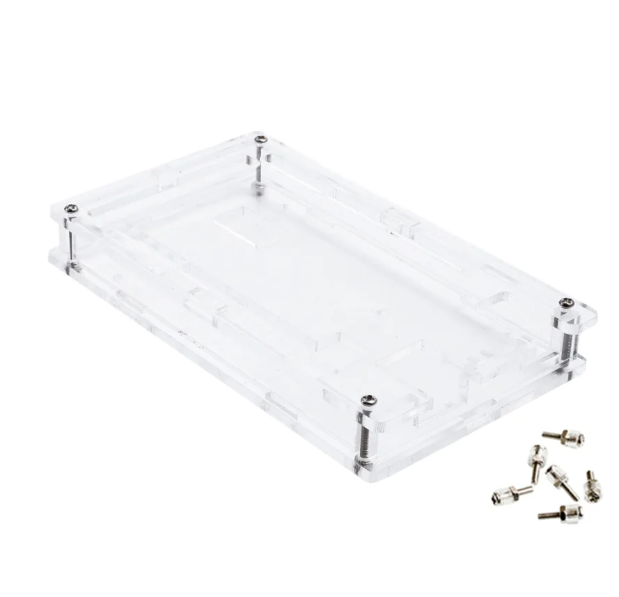 Soporte de carcasa MEGA2560 R3, carcasa acrílica, carcasa moldeada por inyección transparente para arduino Mega 2560 R3