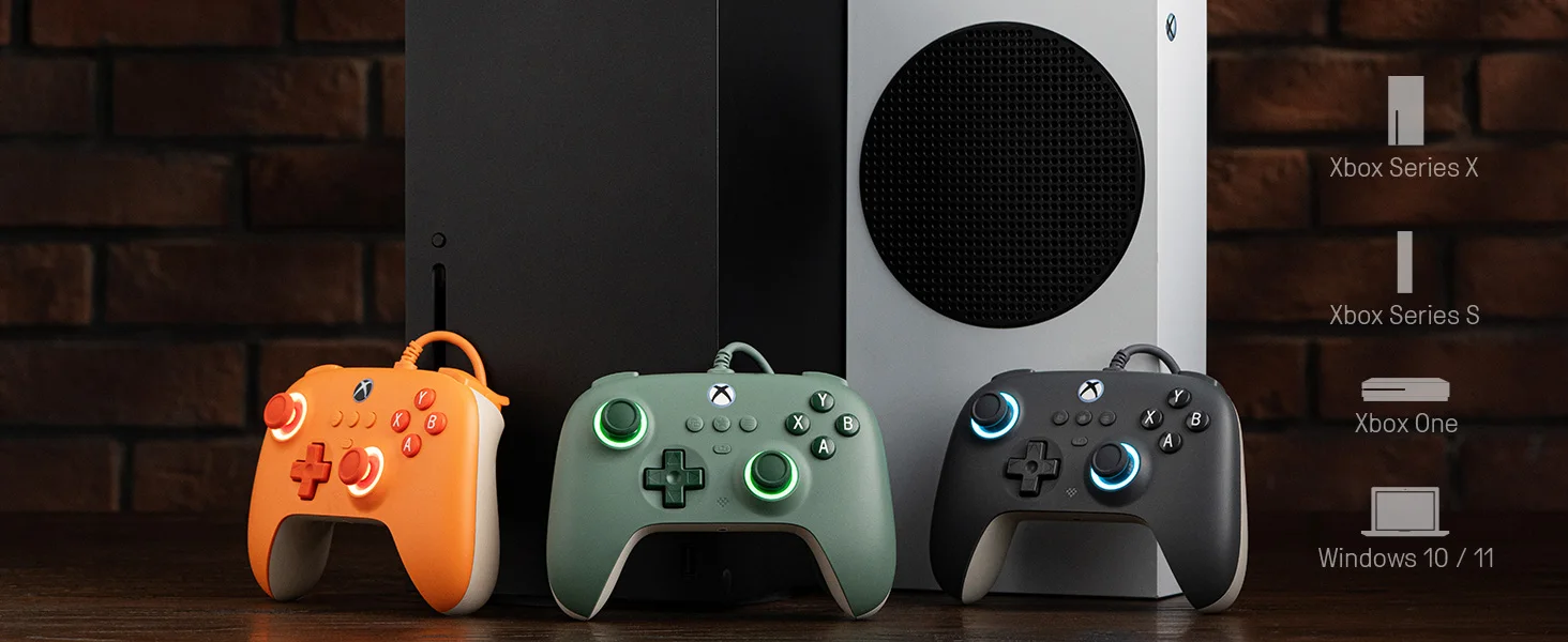 8BitDo Ultimate C Kabelgebundener Controller mit Hall-Effekt-Joysticks USB-Gamepad für Xbox Series X/S, Xbox One Windows PC Controller – Detail 1