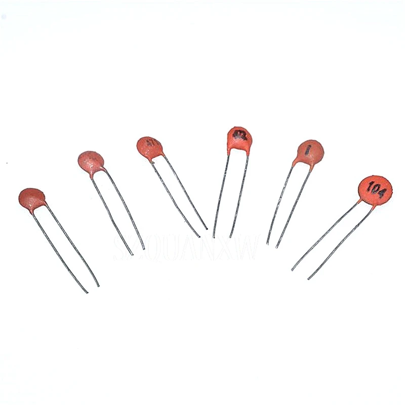 1000 Uds condensador cerámico 50V 1pF ~ 100nF 0,1 uF 104 4,7PF 10PF 22PF 33PF 47PF 100PF 101 220PF 221 330PF 470PF 1NF 103 47NF 473
