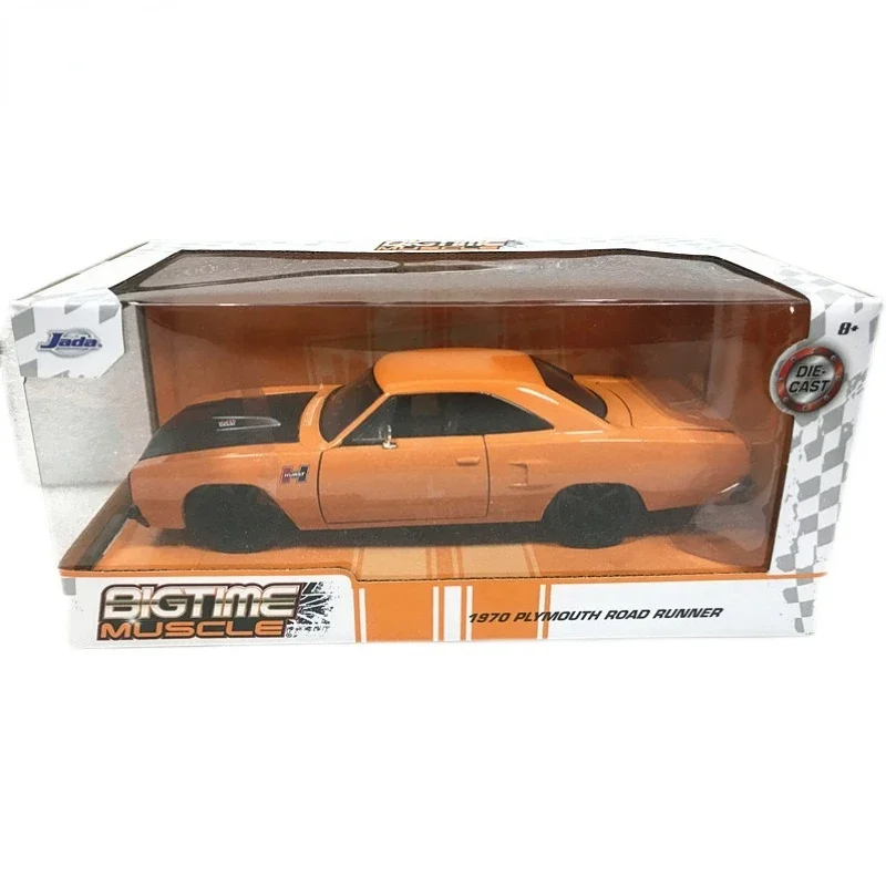 

1:24 1970 Plymouth Road Runner Classic High Simulation Metal Alloy Car Diecast Model Toy Gift Collection