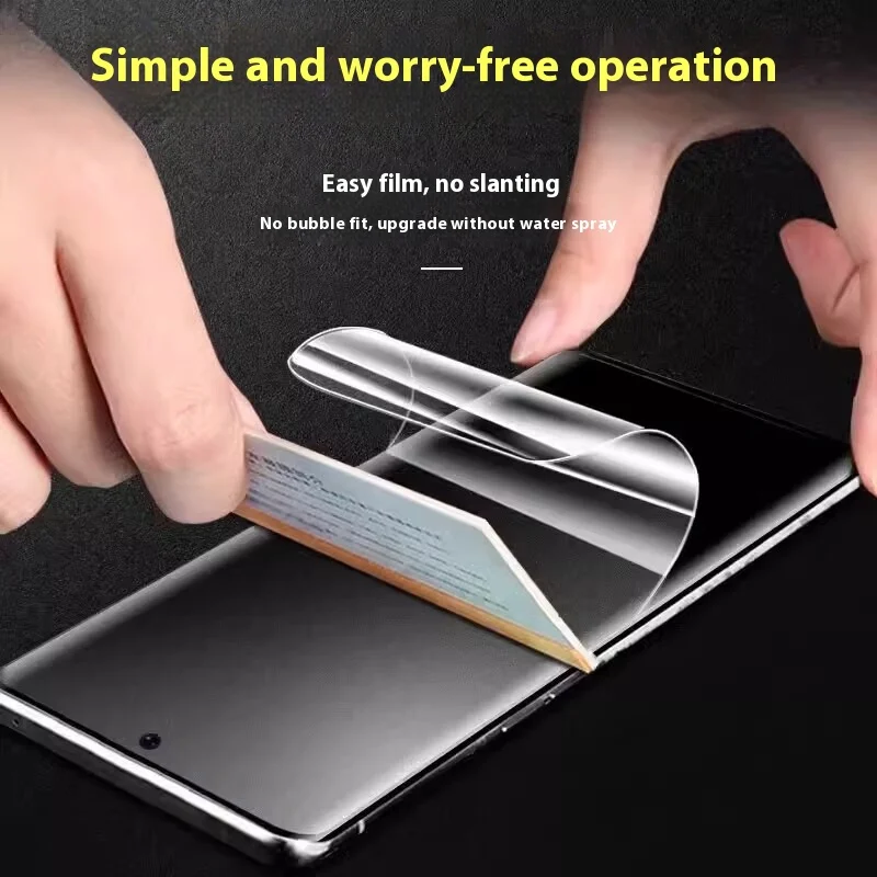 3 Pieces Full Glue Cover Curved Mate Hydrogel Film For OnePlus 13 TPU Screen Protector Film OnePlus 1+13 12 11 10 9 8 7T 7 Pro