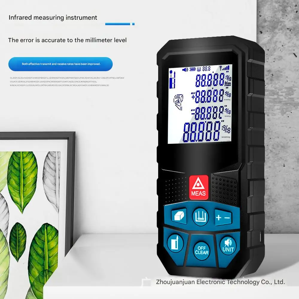 

Ручной инфракрасный измерительный прибор Лазерная электронная линейка Высокоточный дальномер Инструмент для измерения угла горизонта