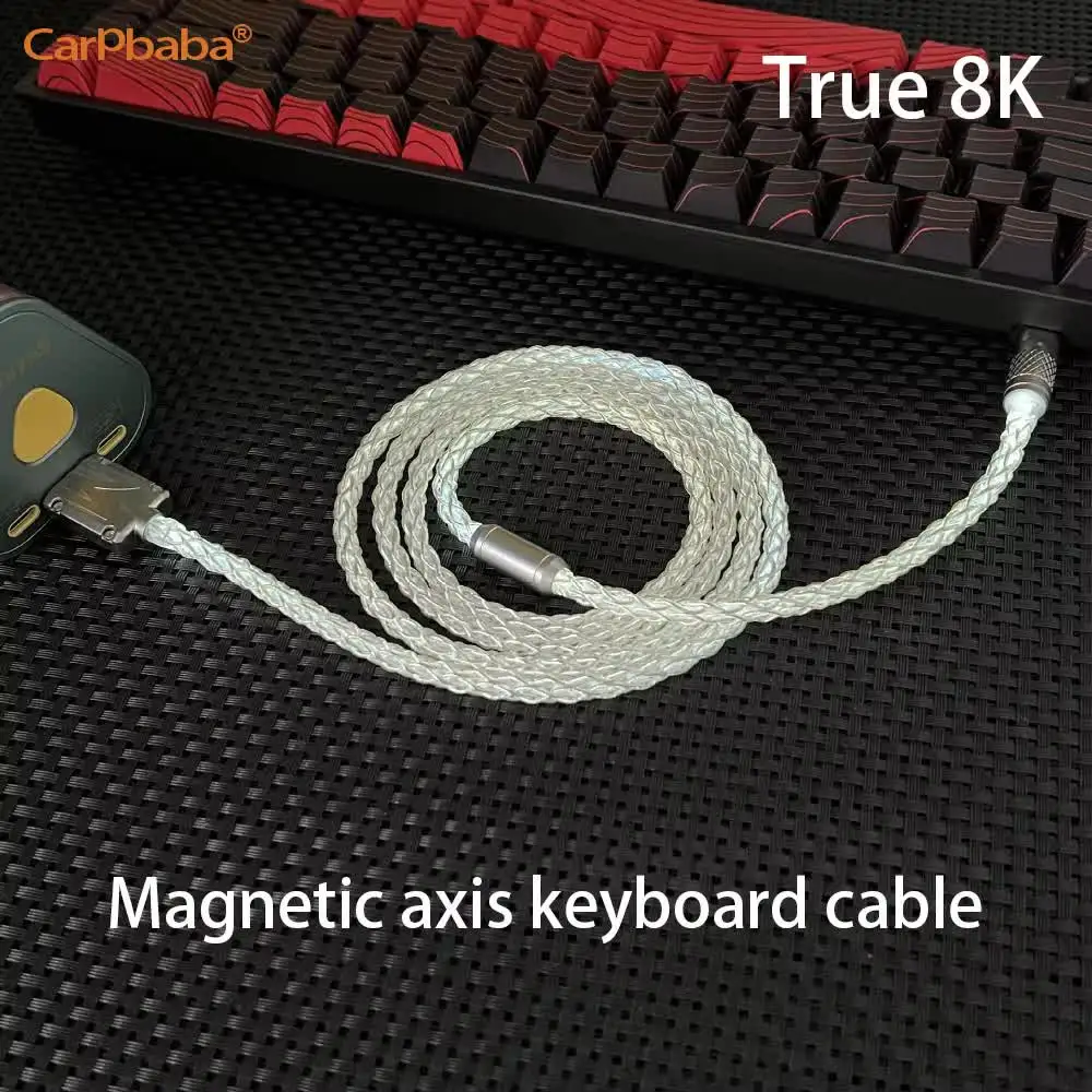 True 8K Metal USB Type-C Luminous White Light 8K Gaming Magn