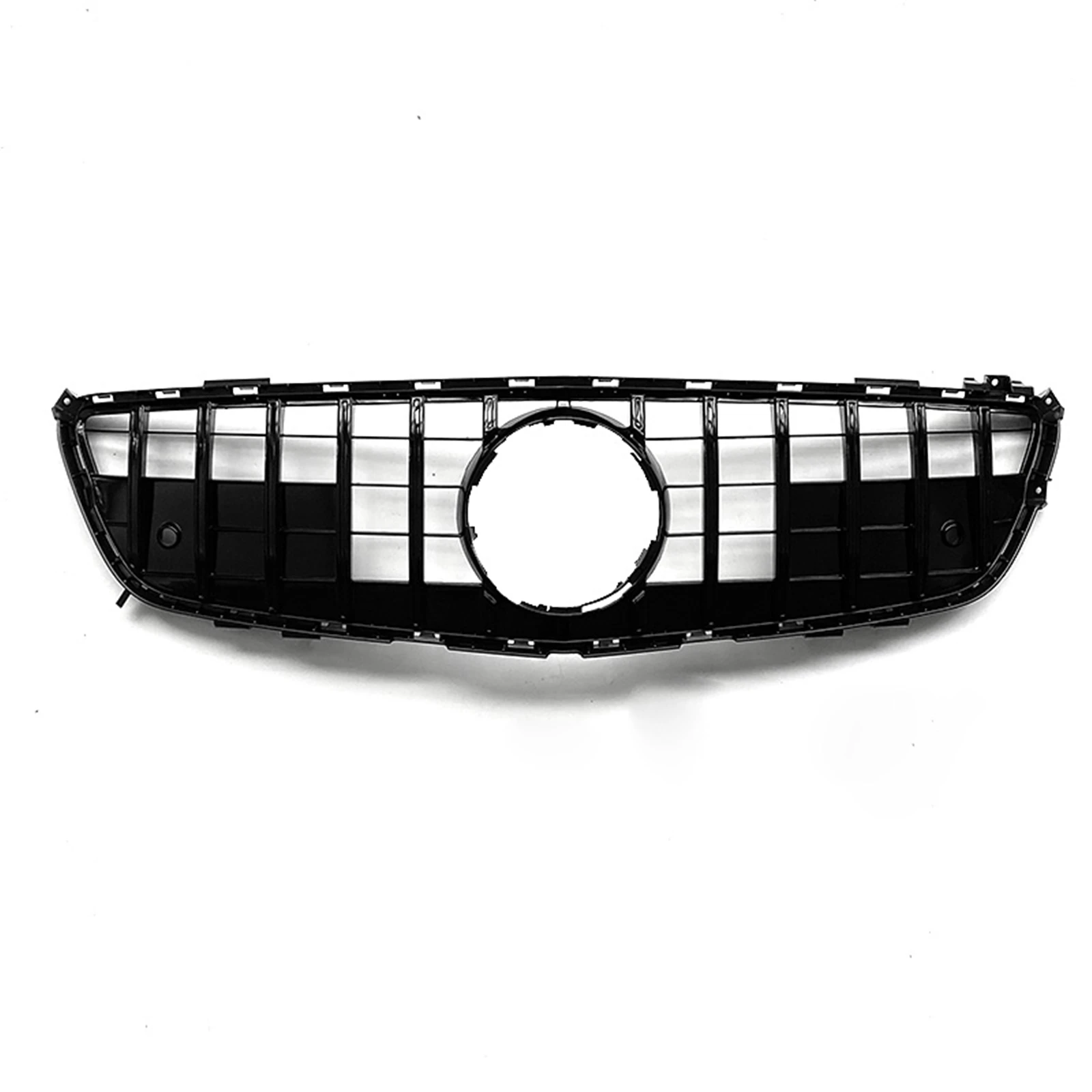 Car Racing Grill Front Grille Upper Bumper Hood Mesh Grid For Mercedes Benz SL Class R231 2013-2016 GT