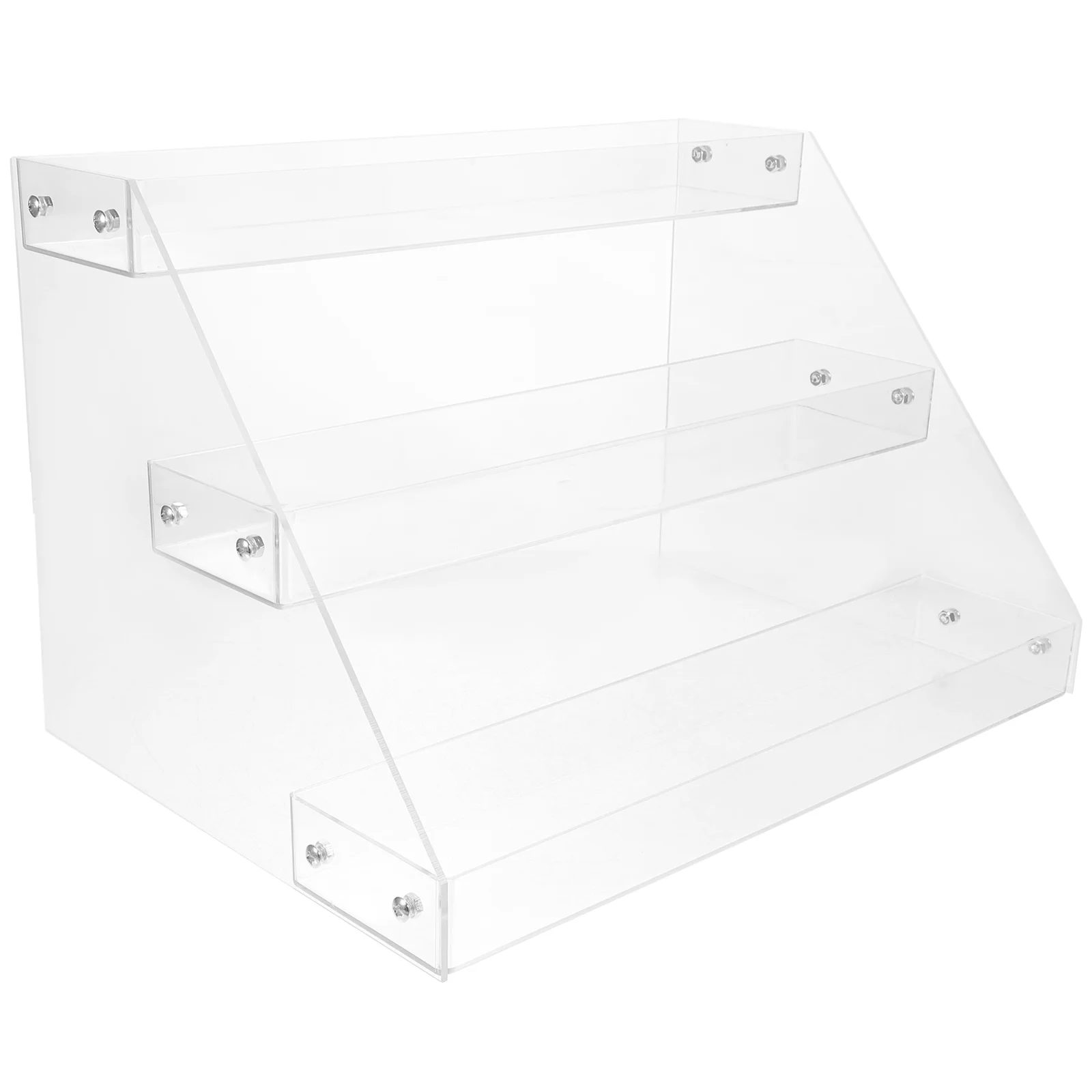 

Beverage Display Rack 3 Layers Acrylic Transparent Retail Juice Snack Storage Shelf Multi Tiered Supermarket Food ganizer