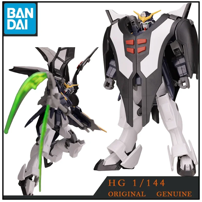 Bandai-figuras de acción de Gundam HG, XXXG-01D2, GUNDAM, DEATHSCYTHE, HELL, juguetes para niños y niñas, modelo de regalo, adornos