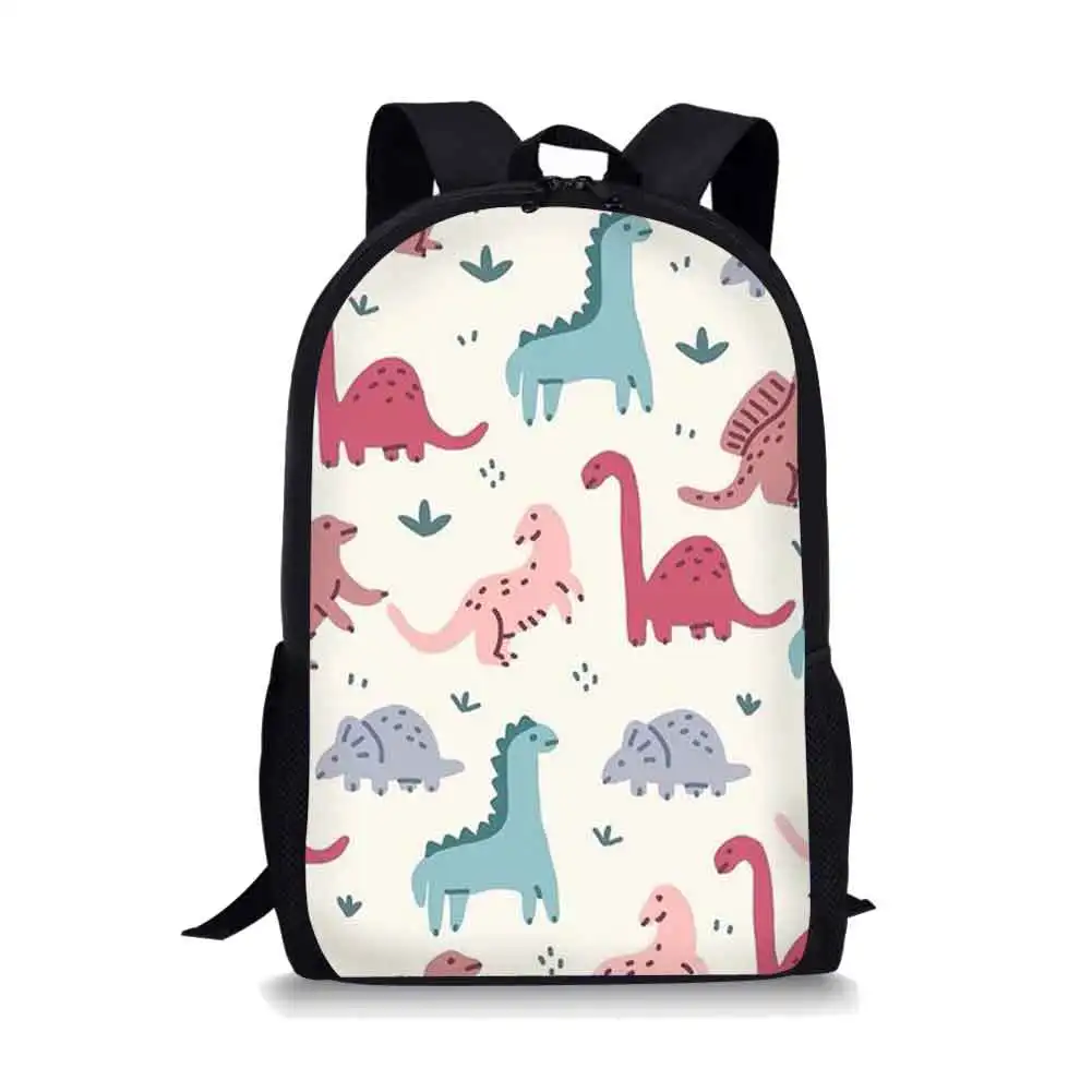 Sac à Dos à Motif de Dinosaure de Dessin Animé Mignon pour Enfant, Cartable Multifonctionnel pour Garçon et Fille Adolescent