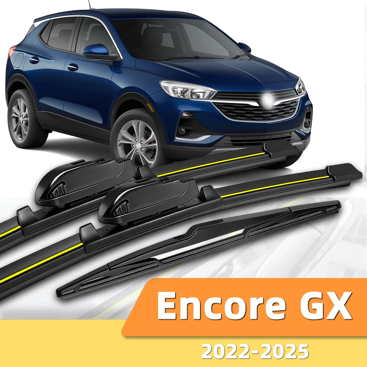 

3PCS Front And Rear Windshield Wipers Suitable For Buick Encore Gx 2022-2025 Automotive Windshield Accessories 2022 2023 2024