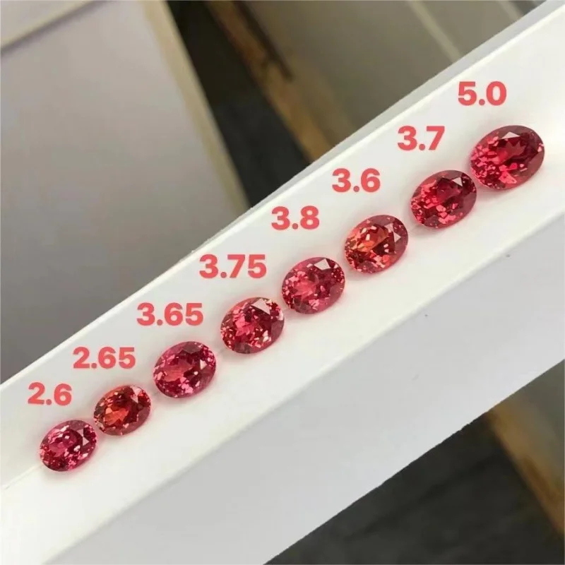 

Массовый заказ культивированного сапфира Padparadscha, свободные камни, оранжевый, розовый, цвет заката, форма яйца, овальная форма, синтетические драгоценные камни