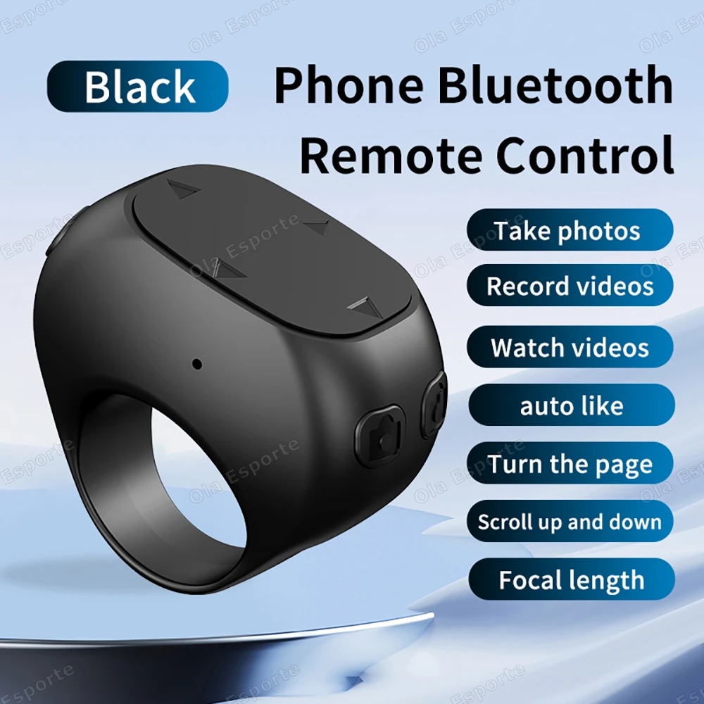 Mini Wireless Remote Ring Bluetooth Page Turner