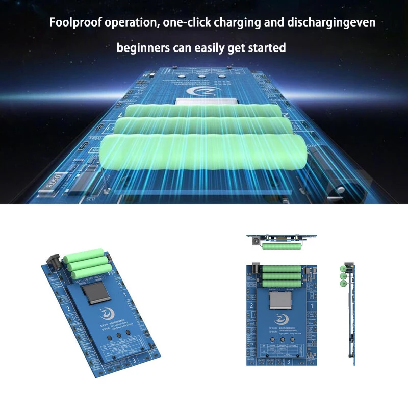 

Multi-Function Battery Cycle Tester 3 Channels Simultaneous Testing for IP 11-15 PM Batteries 5A Power & Auto Report Generation