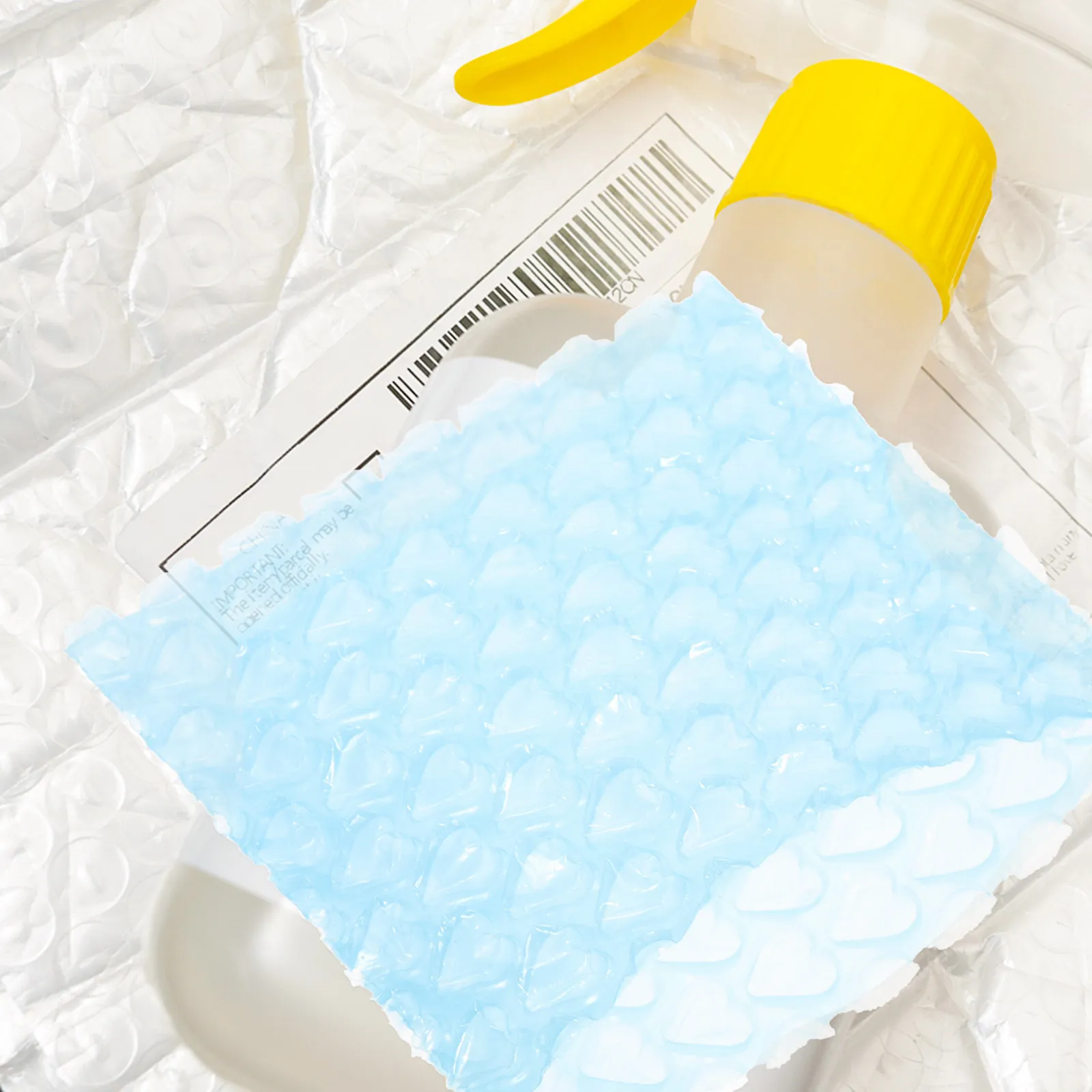 60Pcs Love Heart Bubble Bags Double Walled Cushioning Bubble Pouches for Shipping Packaging Post Office Transport view 2