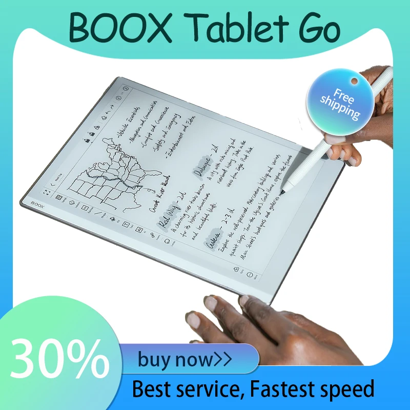 BOOX Tablet Go 10.3 ePaper E Ink Tablet بدون ضوء أمامي 4G 64G 300 PPI B/W Notebook #2