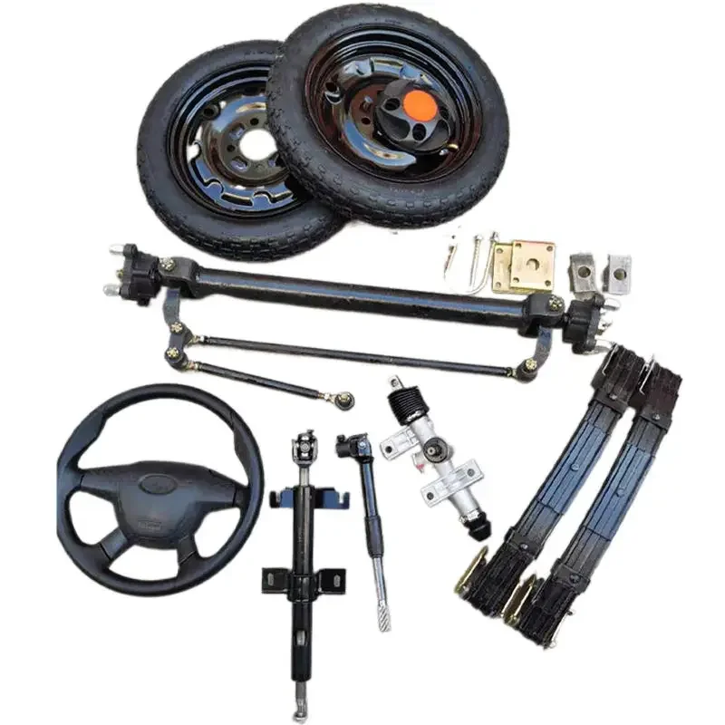 X Electric Tricycle Customizable 60V 1200W Four-wheel Modified Car Assembly Kit Hub Motor Rear Differential Axle