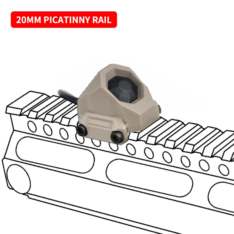 Wadsn UNAXON SL interruptor de presión SF grúa 2,5mm enchufe de 20mm para Surefir M600 linterna PEQ DBAL NGAL láser caza