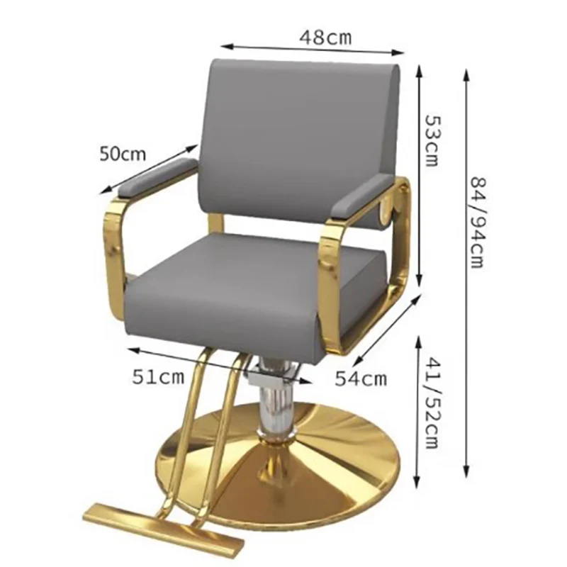 لوازم الصالون، صينية كرسي الحلاق والشامبو، كرسي الحلاق التجاري للشعر، أثاث صالون تصفيف الشعر الفاخر المريح #2