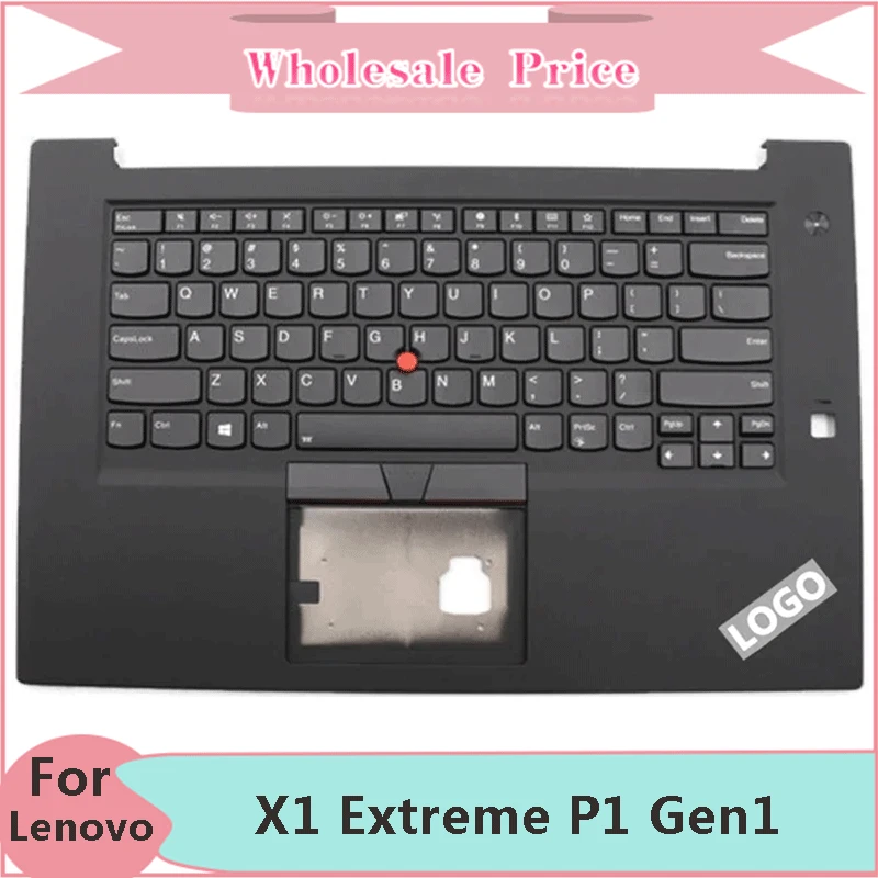 

New Original For Lenovo ThinkPad X1 Extreme P1 Gen1 1st Laptop Palmrest Case Keyboard US English Version Upper Cover